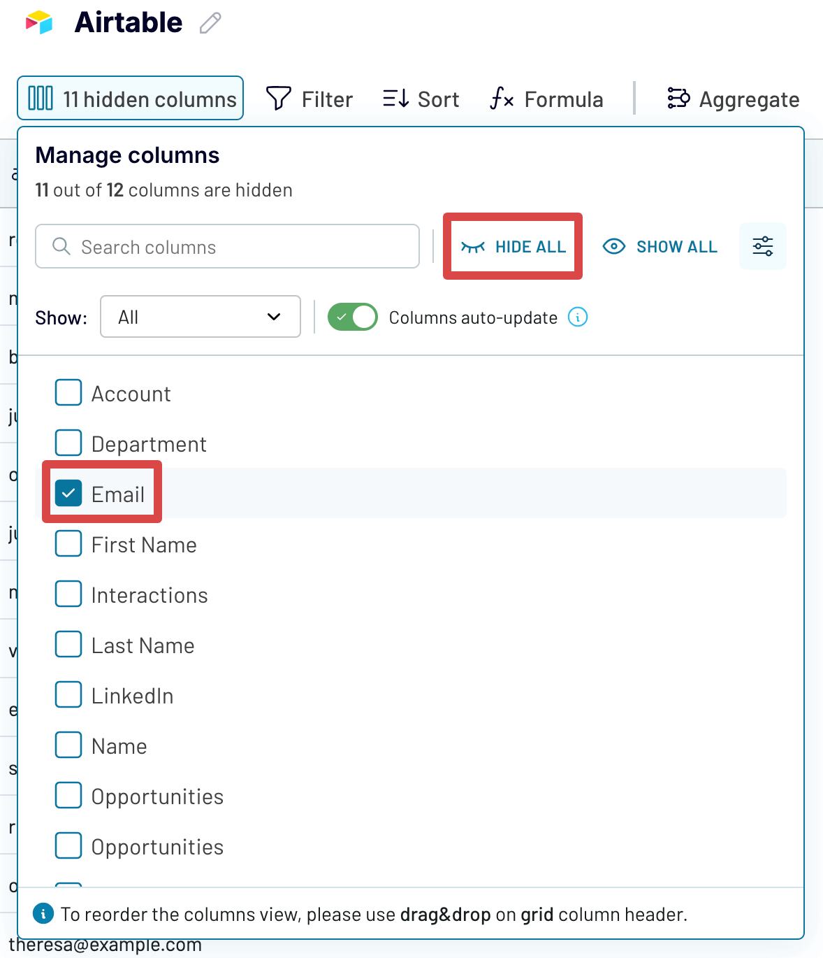 performance uniquement par email