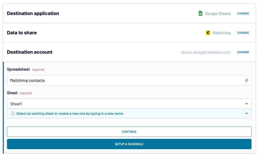 1.3 coupler.io mailchimp contacts export