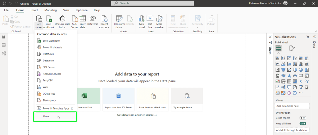 7.1 power bi get data more