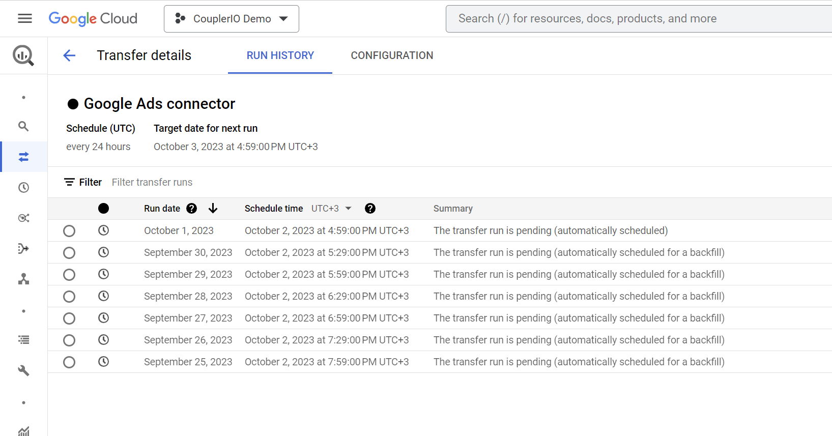 5 transferencia de datos google ads bigquery 3