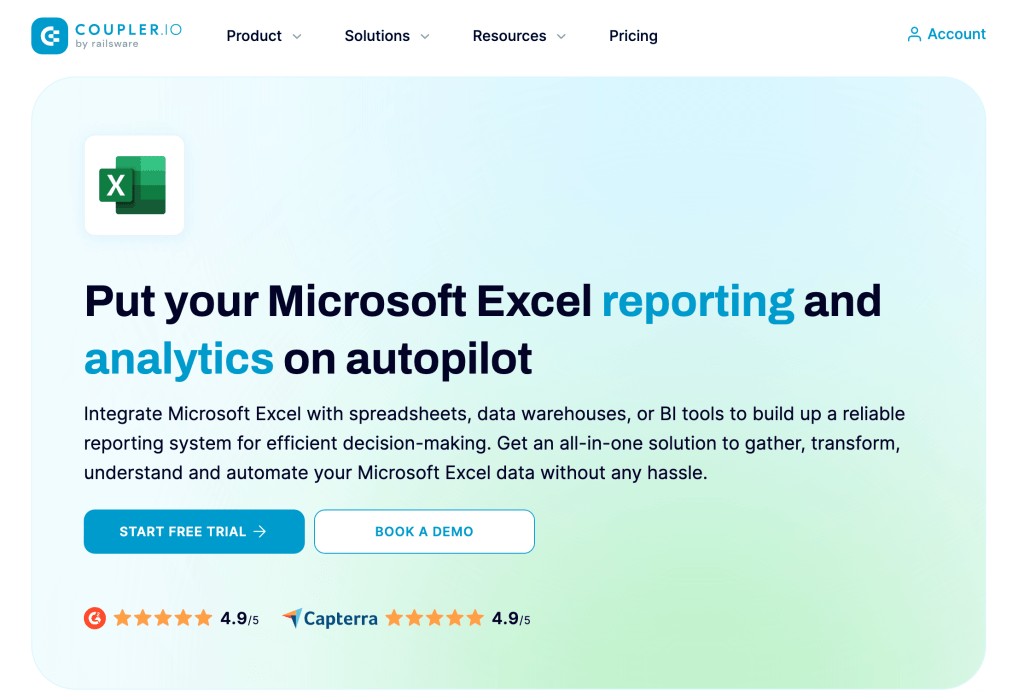 3. Automate Excel reporting