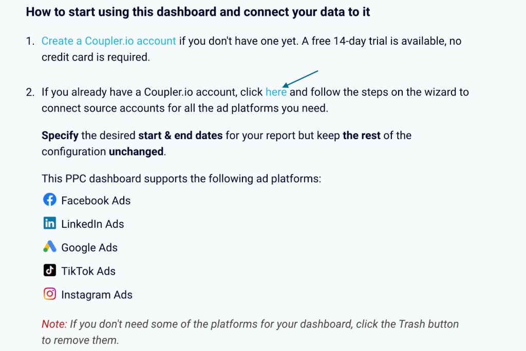 7 dashboard steps