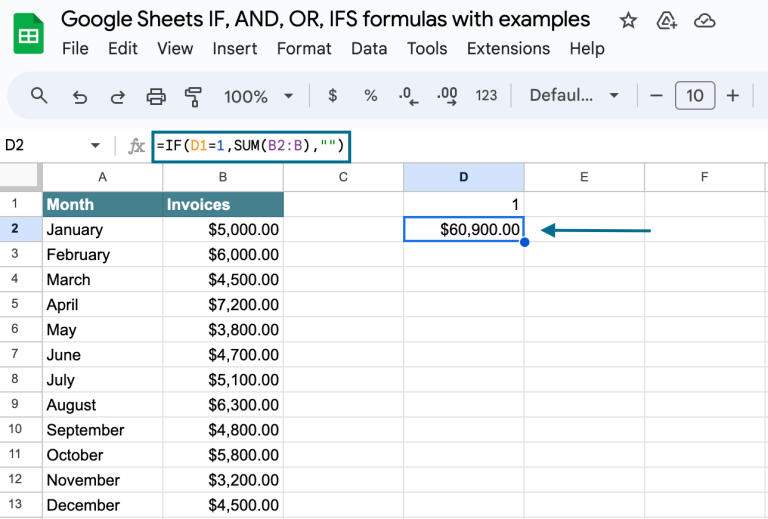 Google Sheets IF, IFS, AND, OR Logical Functions | Coupler.io Blog