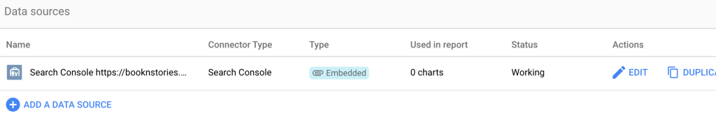 google search console dans looker studio 1