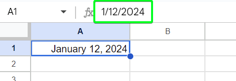3.1 specific date fromat google sheets