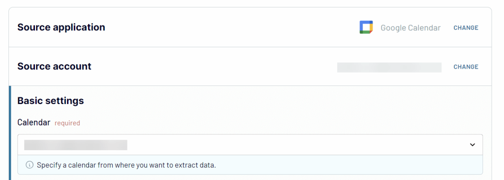 2.1 google calendar dashboard setup