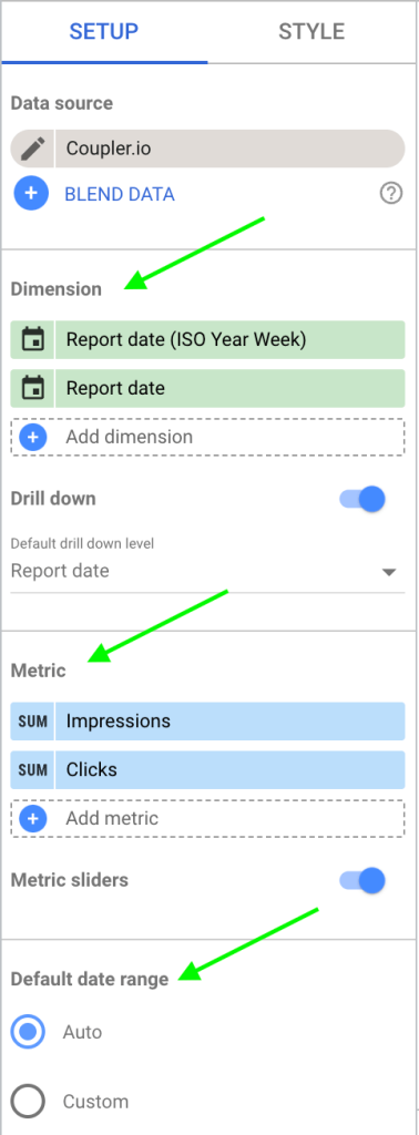 27 timeseries setup