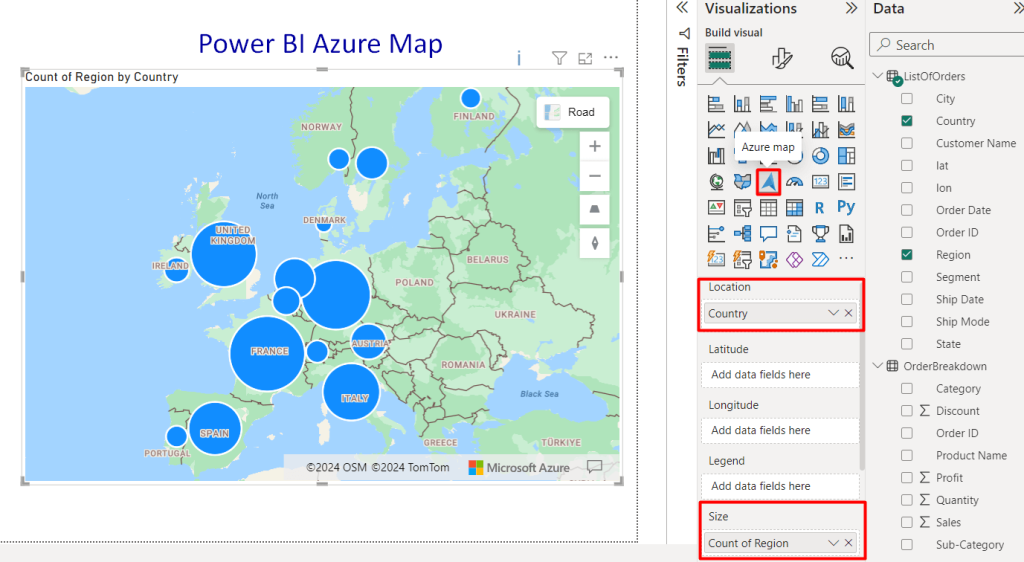 11 power bi azure map