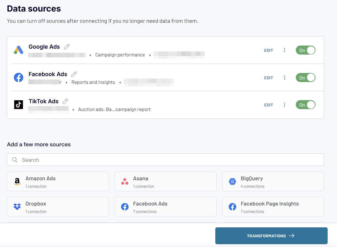 2 sources Google Ads ajouter d'autres sources