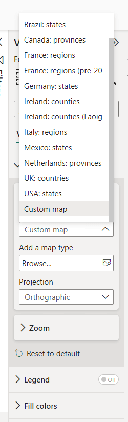 25 customize shape map