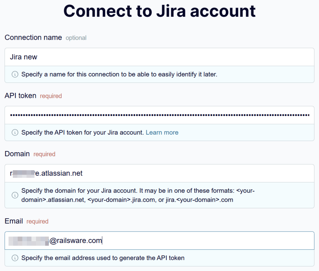 3.connect jira account