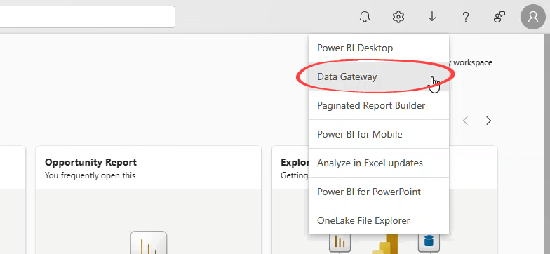 Figure 6.1 Downloading the data gateway