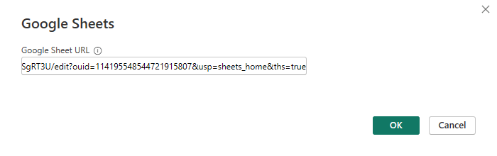 13 importation de google sheets dans power bi