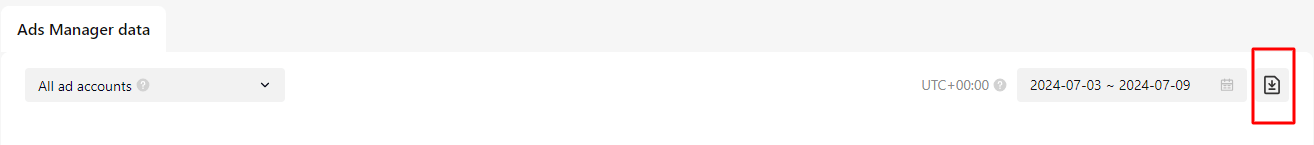 exportation du gestionnaire de publicités