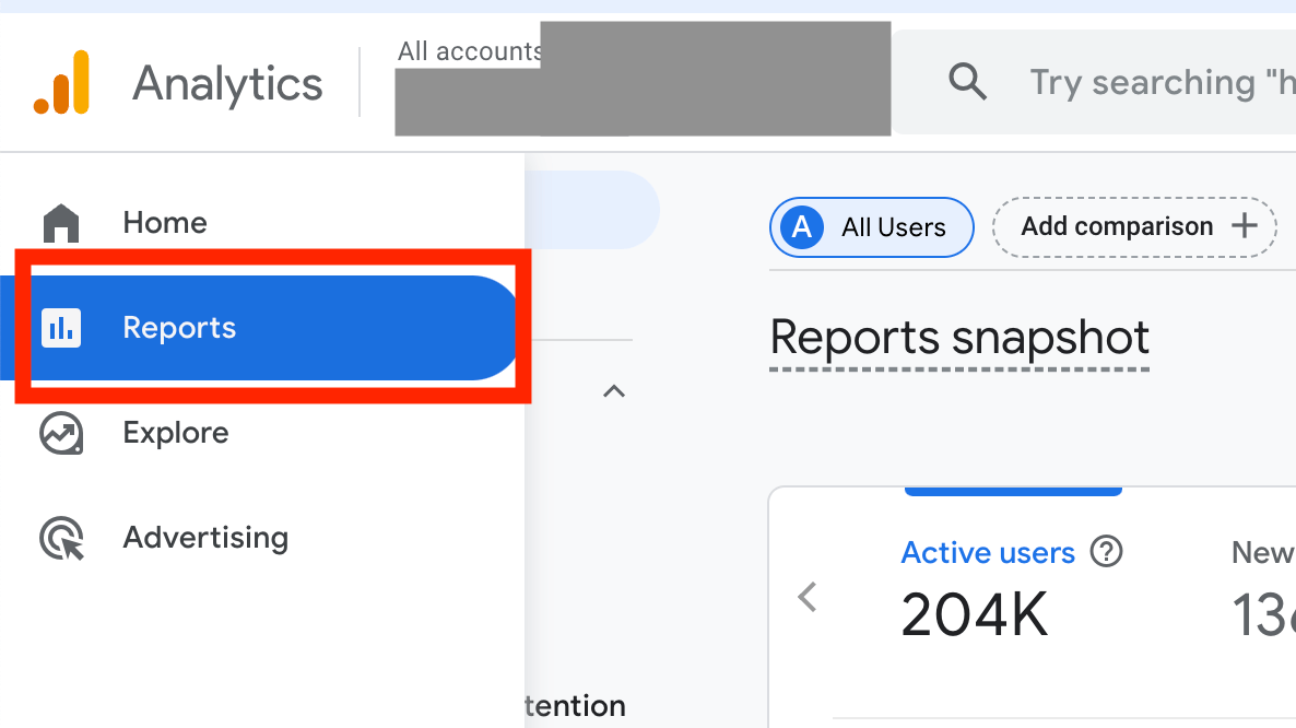 1 google analytics reports