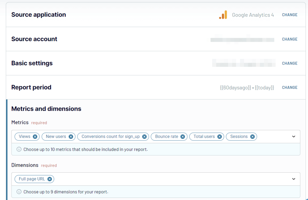 27 coupler google analytics metrics dimensions export