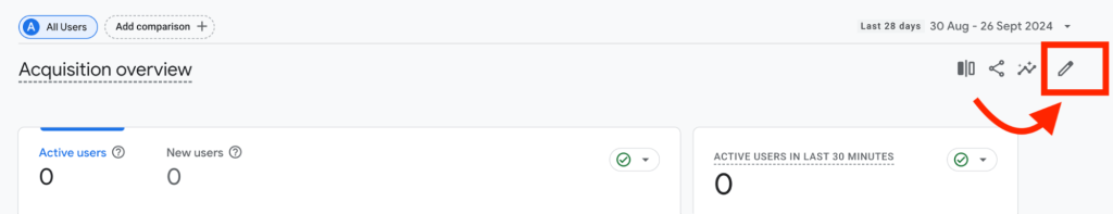 3 google anaytics edits dashboard