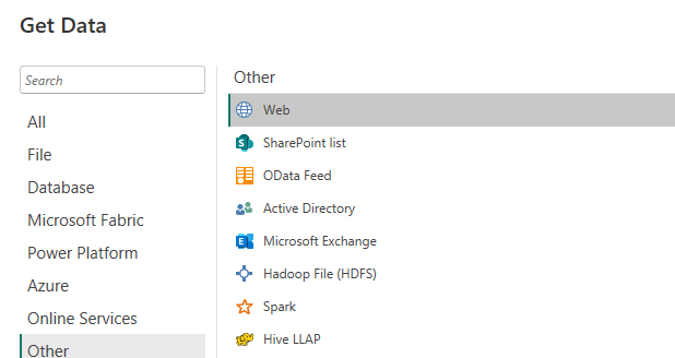 obtener datos powerbi
