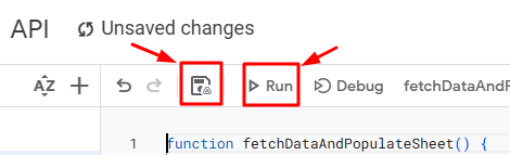 7 save and run script