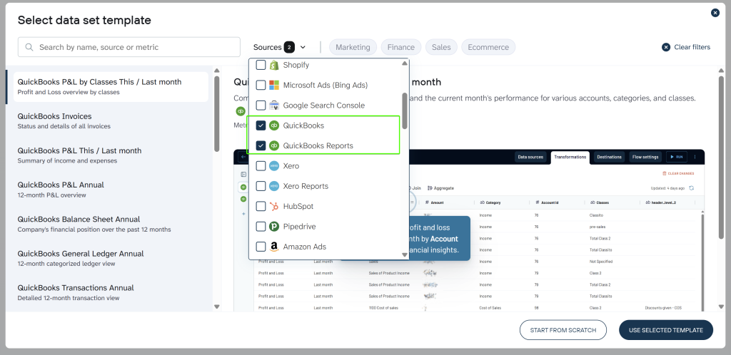 3.1prebuilt data set sources