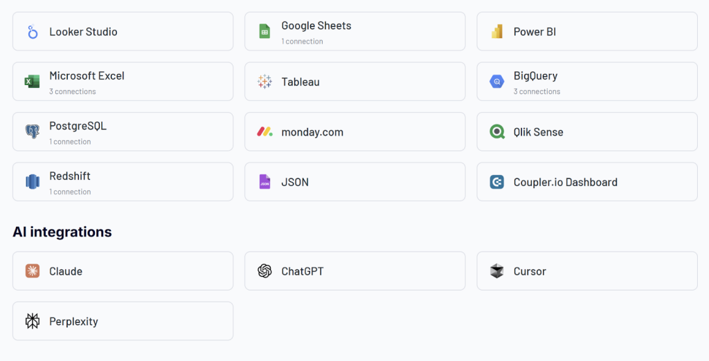 Coupler destination apps