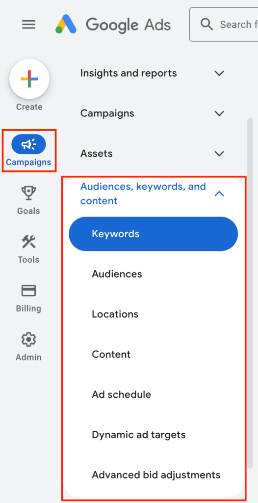 google ads for small business check keywords max cpc values