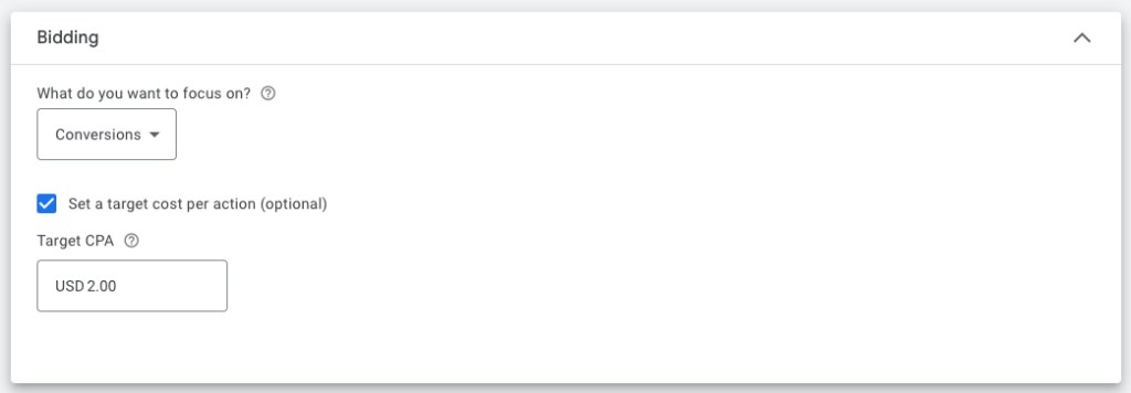 google ads for small business enable maximize conversions smart bidding strategy