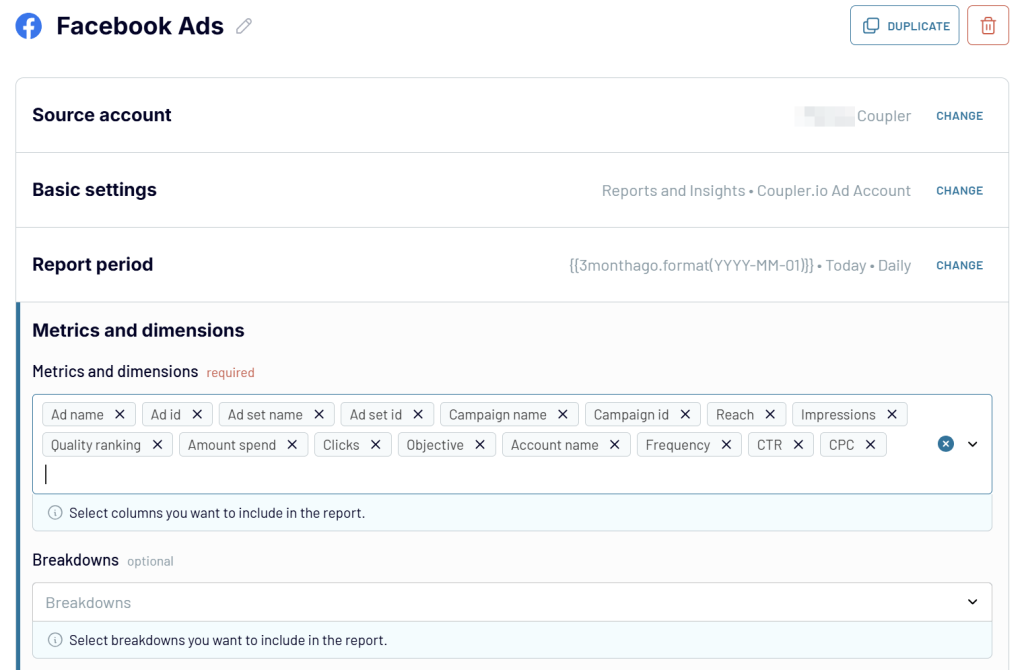 facebook ads source