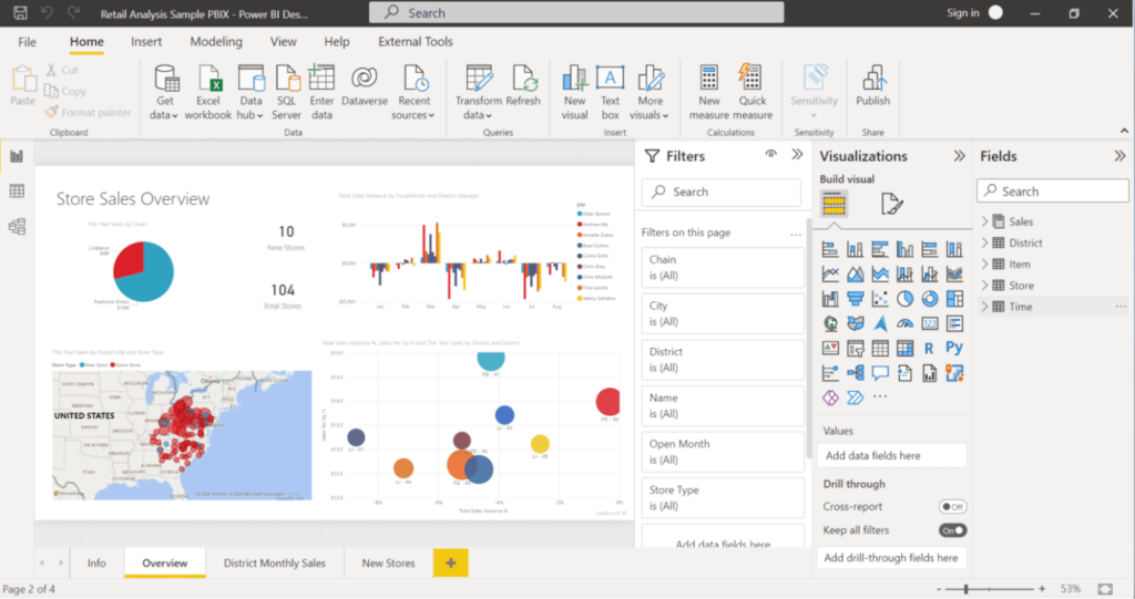 power bi automated data reporting tool