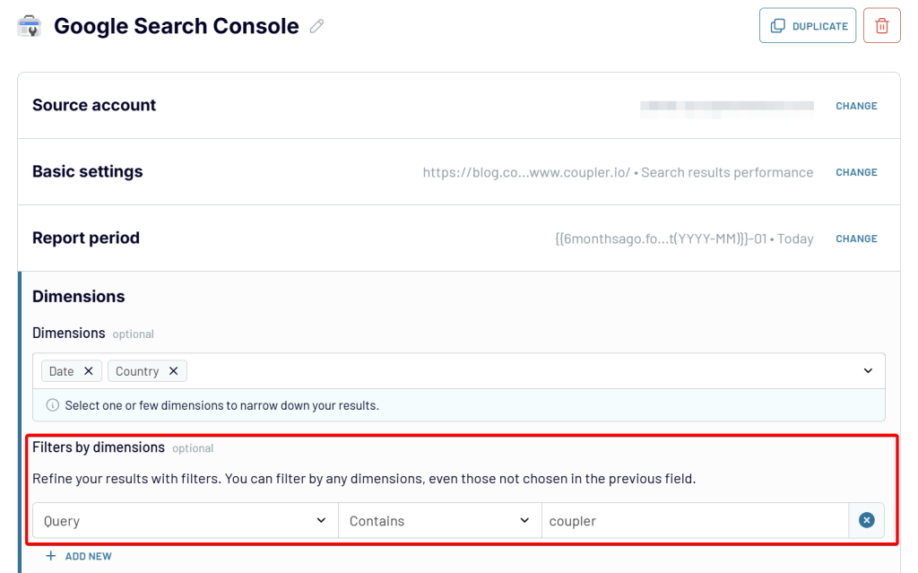 search console connection