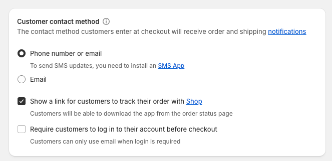 CustomerContactCheckout