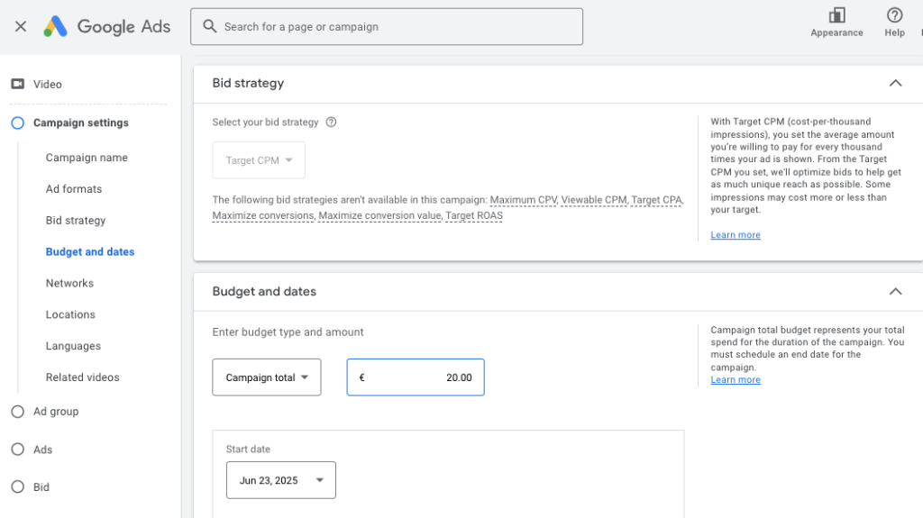 GoogleAdsBudget