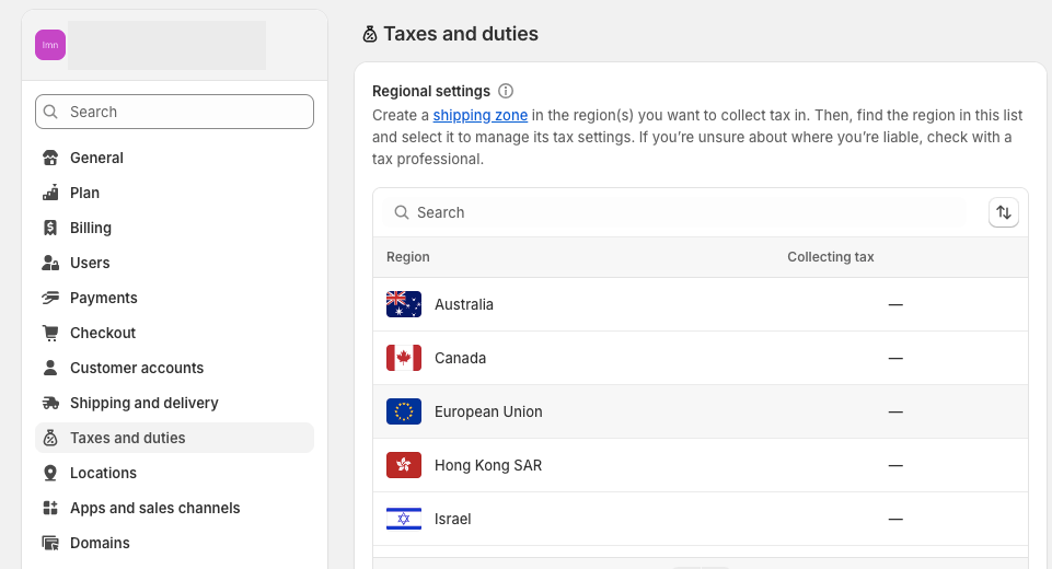 TaxesShopify