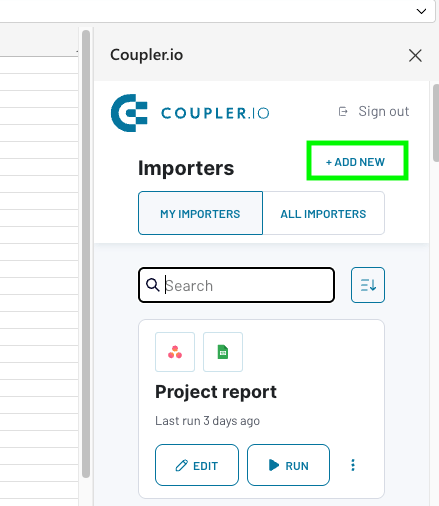 Coupler.io add in for Excel tutorial
