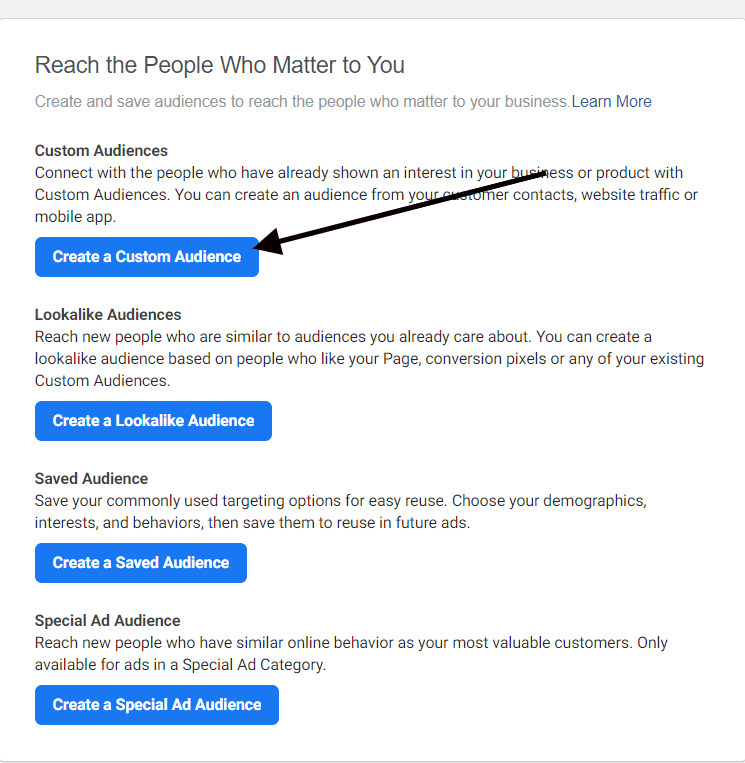 CreateCustomAudience