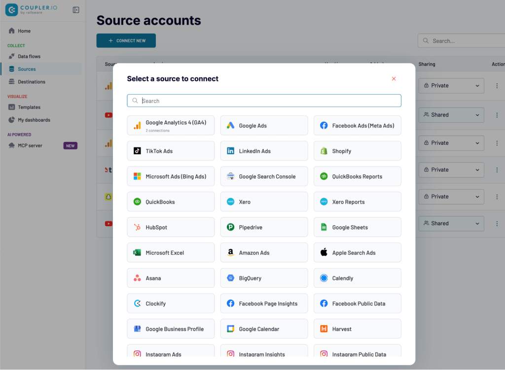 4 coupler io data sources