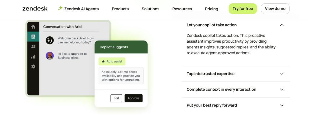 Zendesk AI