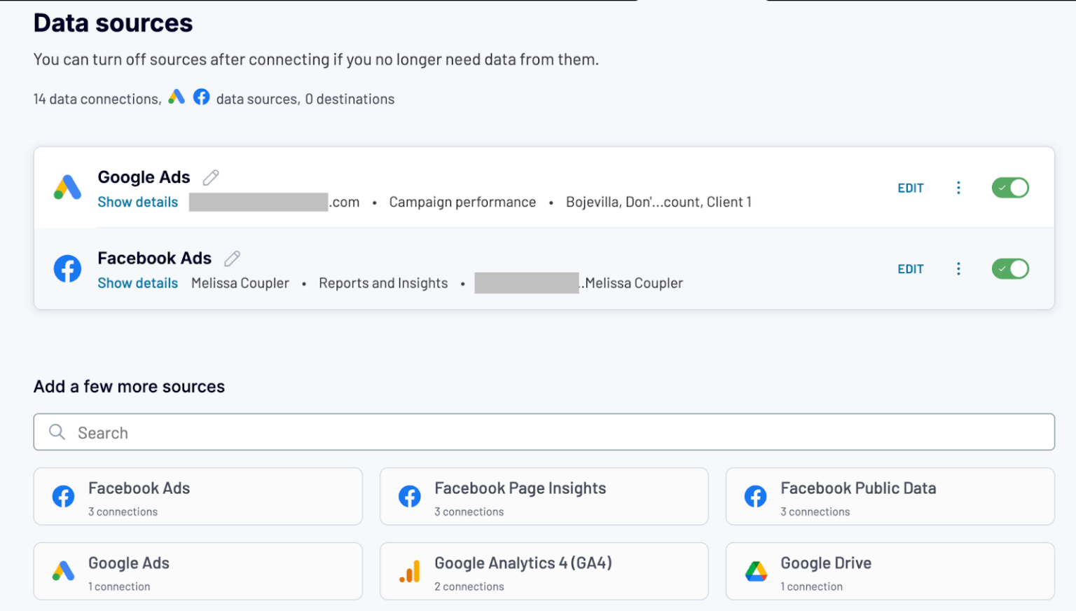 24 data sources