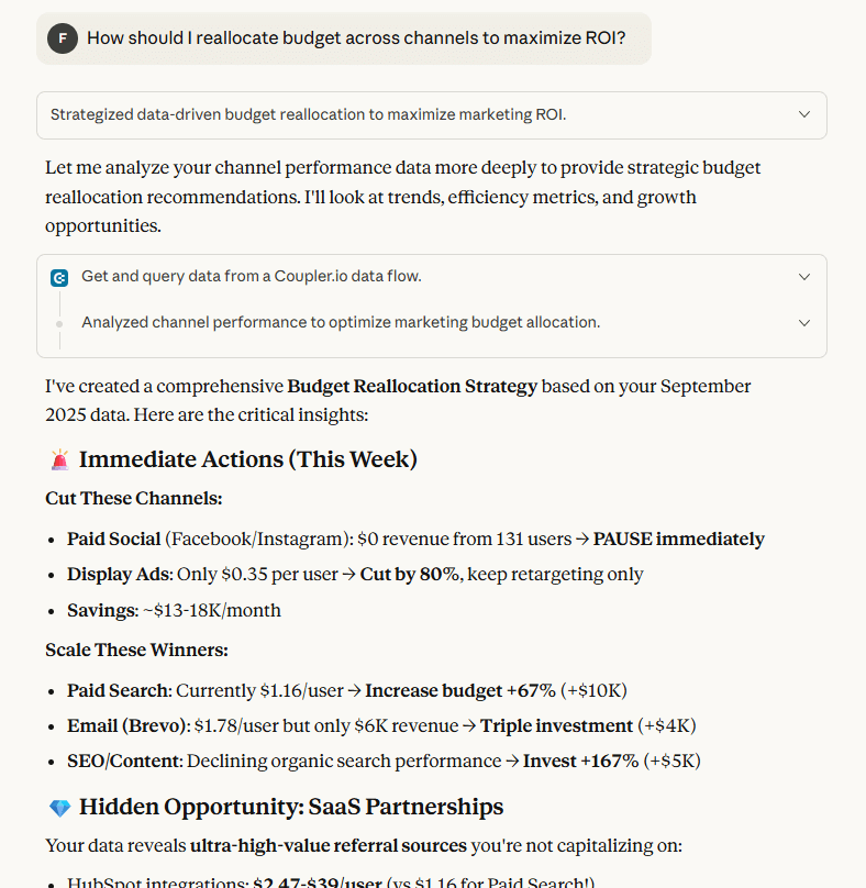 Coupler.io AI Integration A follow up question