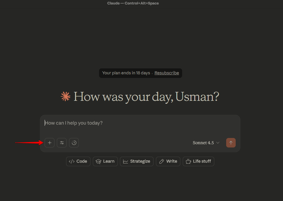 uploading files to claude