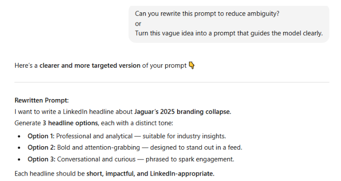 Meta prompting part 2