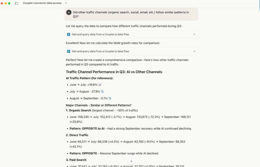 analytics reporting llm vs BI dashboards