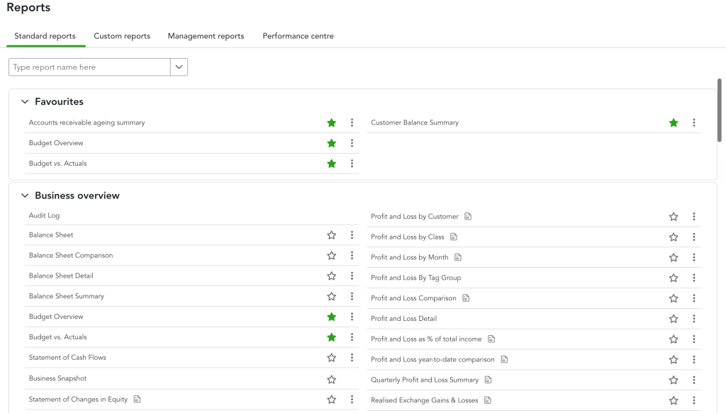 QB native export via Reports 2