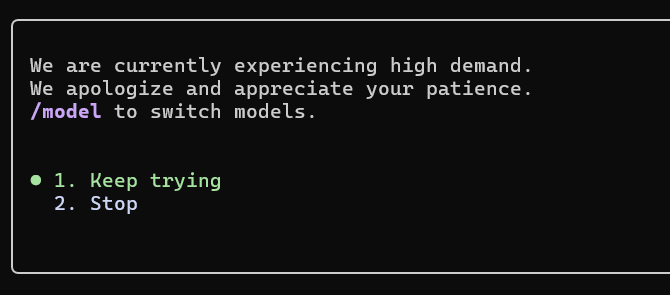 gemini mcp model availability issues
