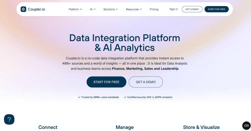 Coupler.io for agencies