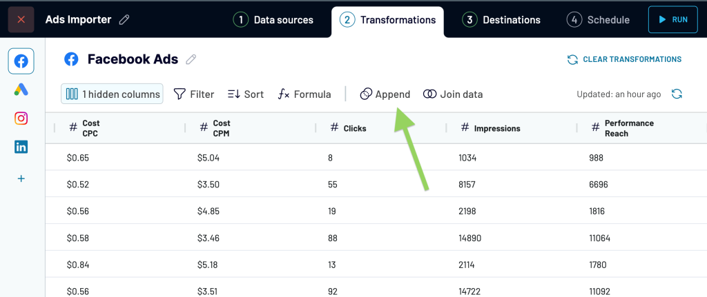 Coupler.io data transformation example