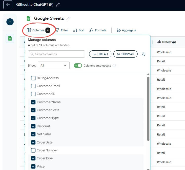 Filtering data in Coupler.io