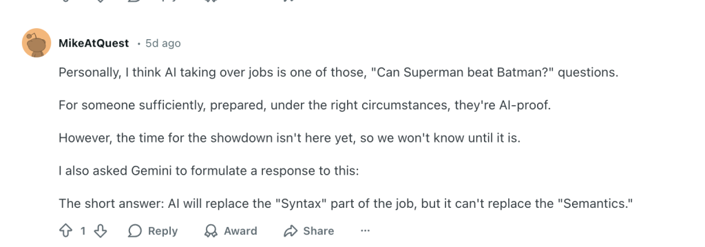 Syntax vs. Semantics