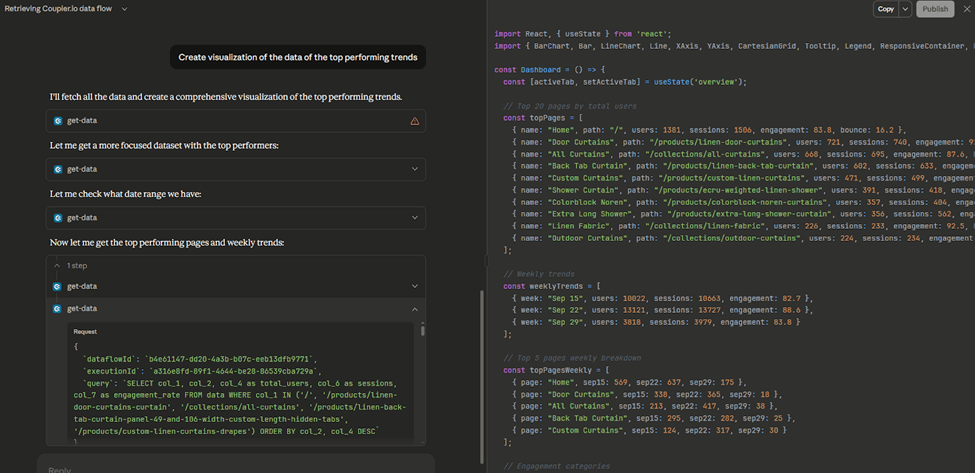 coupler io engine running analytical queries