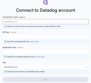 Datadog as data source
